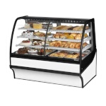 True TDM-DZ-59-GE/GE-W-W - Dual Zone Merchandiser, 59